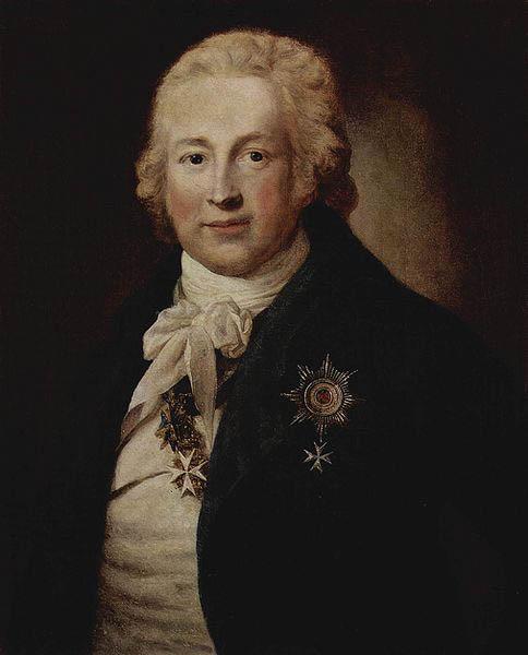 Anton Graff Portrat des Christoph Johann Friedrich Medem oil painting picture
